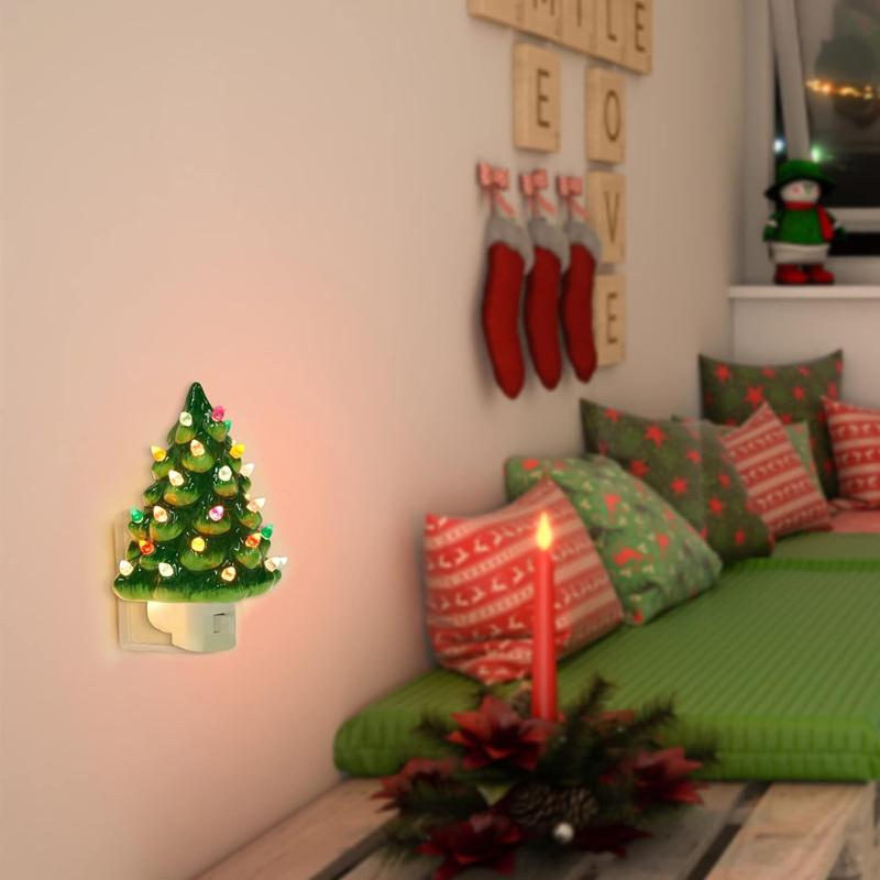 Christmas Ceramic Tree Night Light,