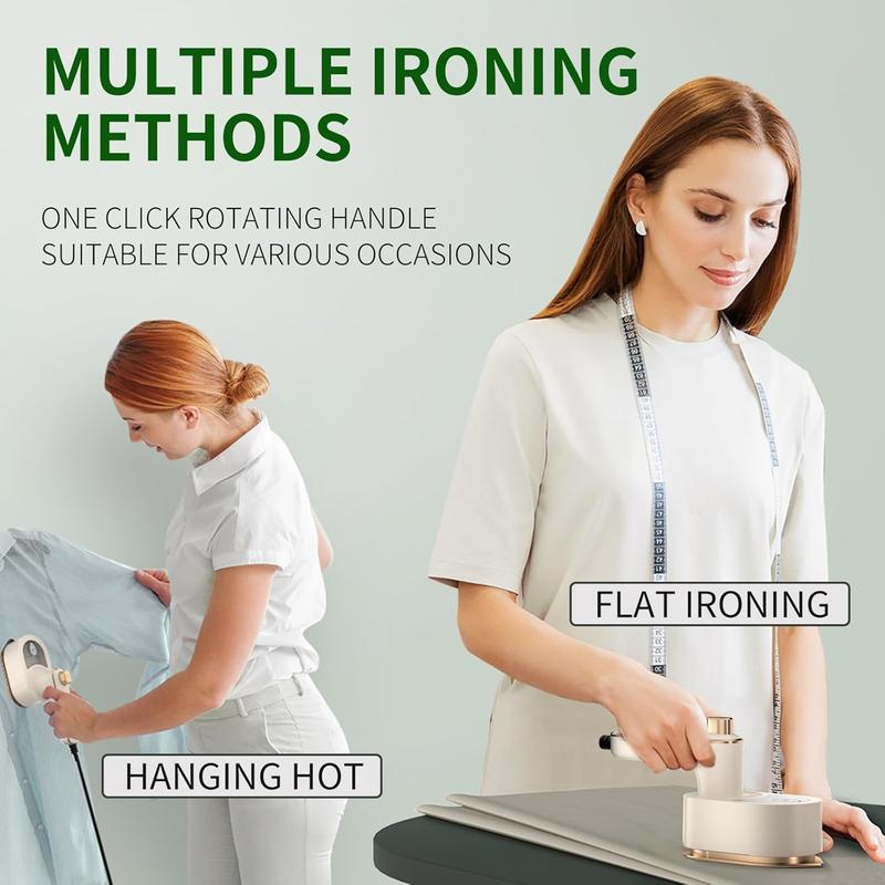 Portable Handheld Iron Steam with Dry And Wet Ironing for Home Business Clothing