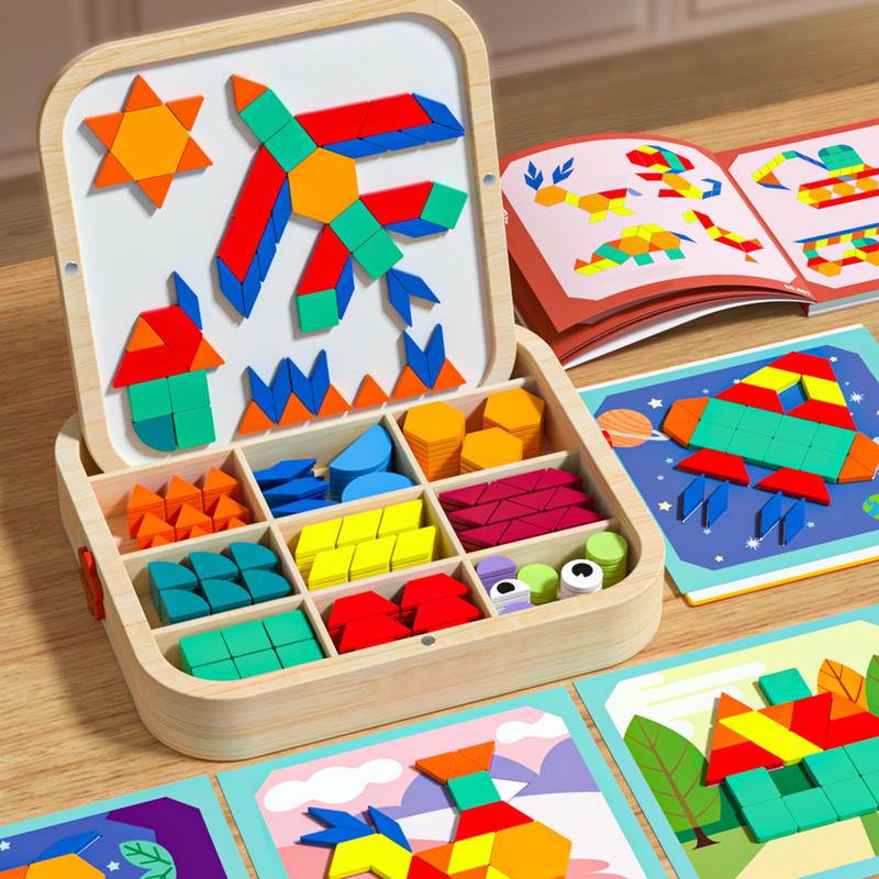 Creative Magnetic Puzzle, Shape Cognition & Fine Motor Skills Training,