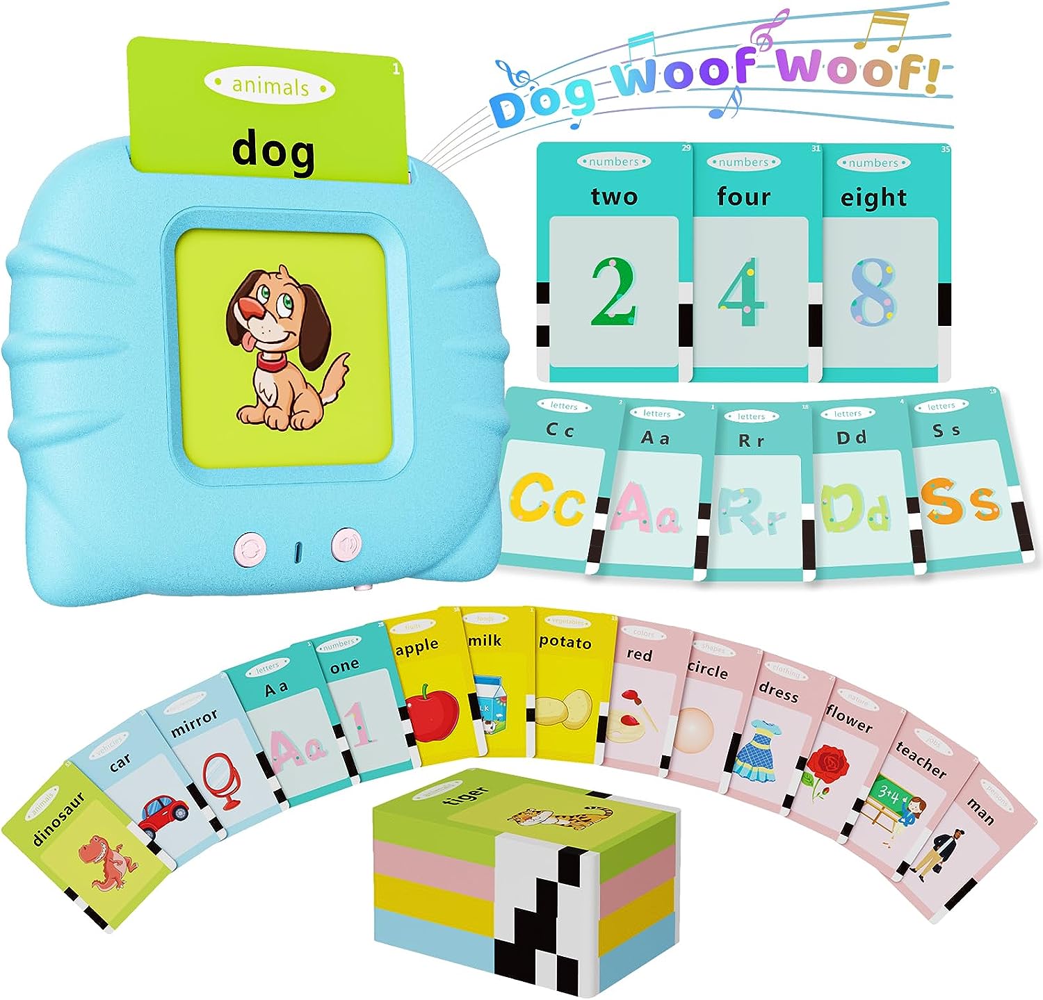 Kids sight words Games Talking Flash Cards Learning English Machine Education Electronic Book Toddlers 2-6 Years Reading Gadget