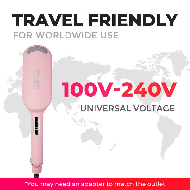 TYMO ROVY COMPACT - Compacted Wave Curling Iron for Easy Comfort Styling Negative Ionic hairwaver,
