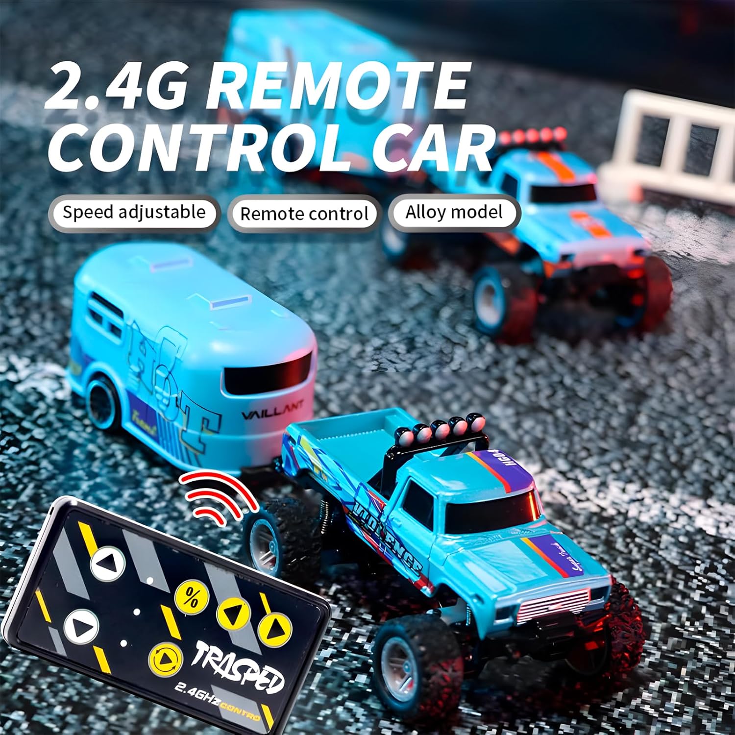 2.4GHz Remote Control All-Terrain Vehicle, 3-Speed Adjustable, USB-C Rechargeable,