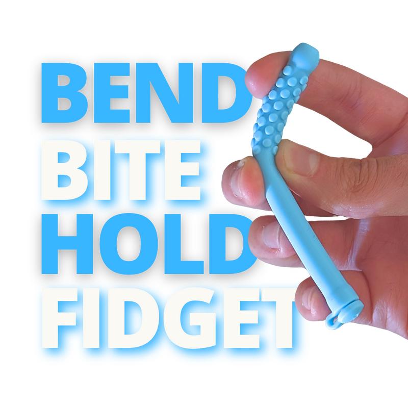 Fix Habits Aromatherapy Natural Hand Chewer with Essential Oils for on the Go Breather Fidget Mint