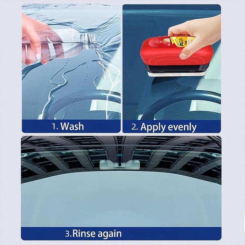 Universal Glass Cleaning WipeBoard, Anti-Rain Fog Cleaning GlassBrush, improves Clarity and Visibility