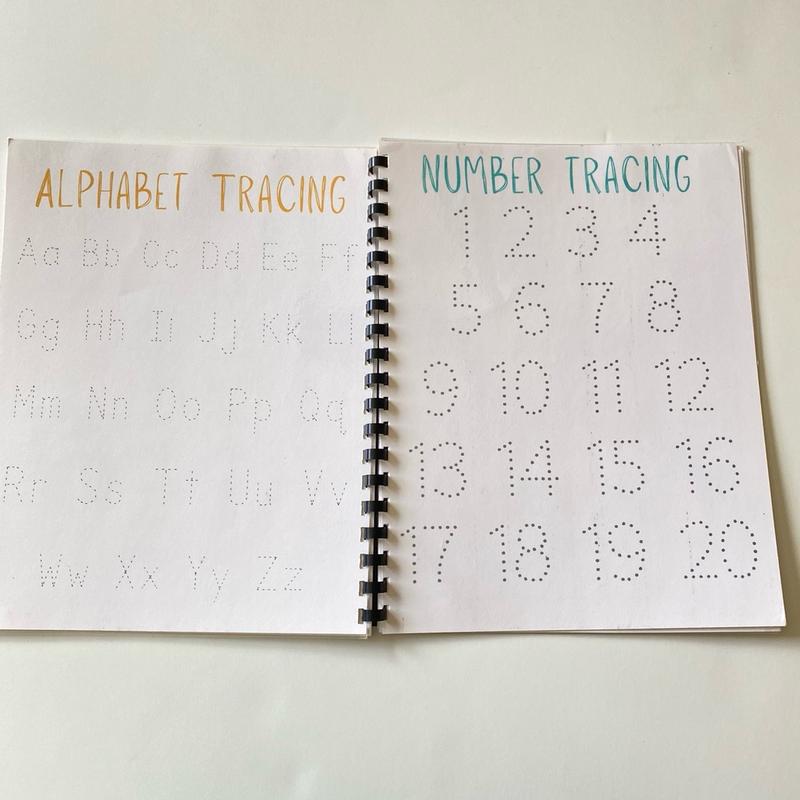 Kindergarten Learning Book - Alphabet Tracing, Letter Tracing, Shapes, Sight Words, Counting, Adding, Subtracting, Rhyming, Time Telling and More