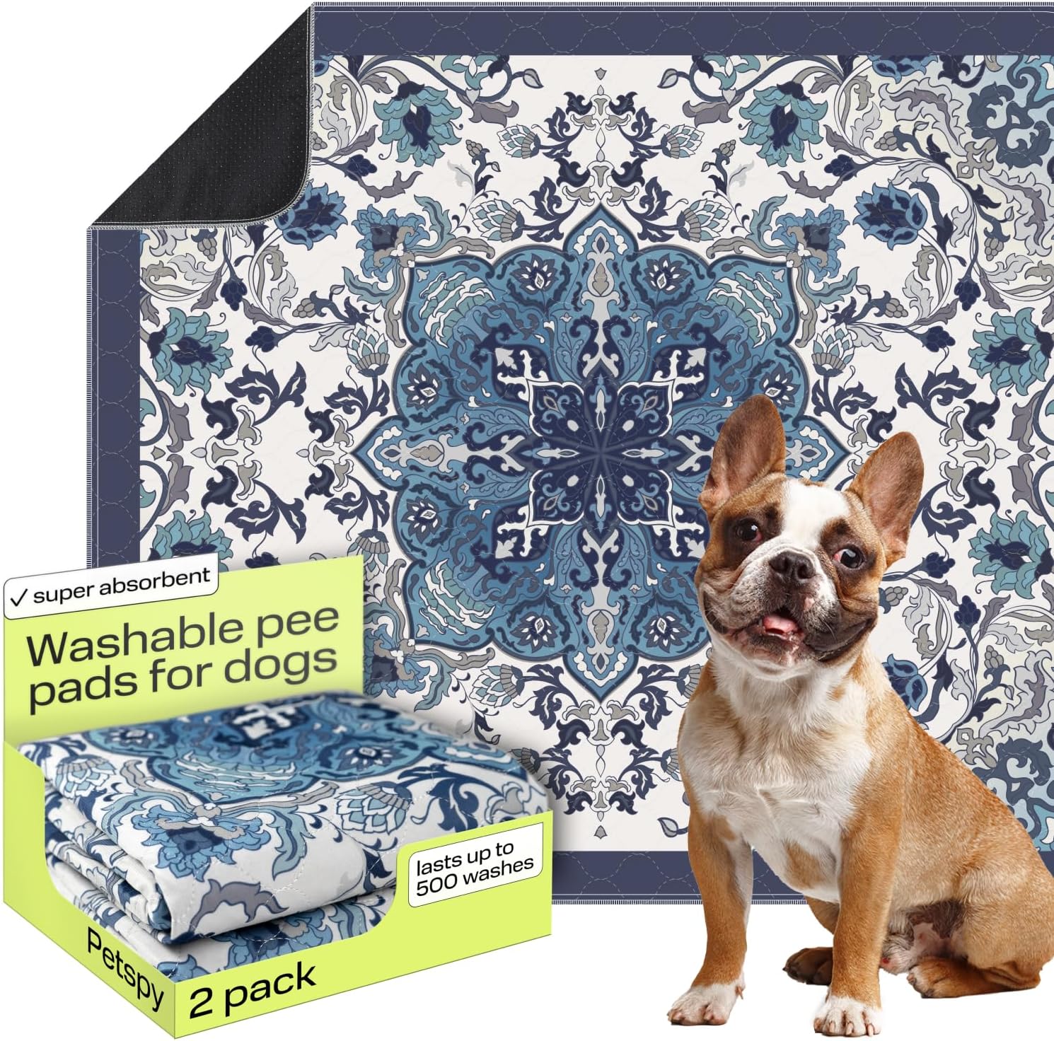 Washable Pee Pads for Dogs - Waterproof Reusable Dog Traning Pads
