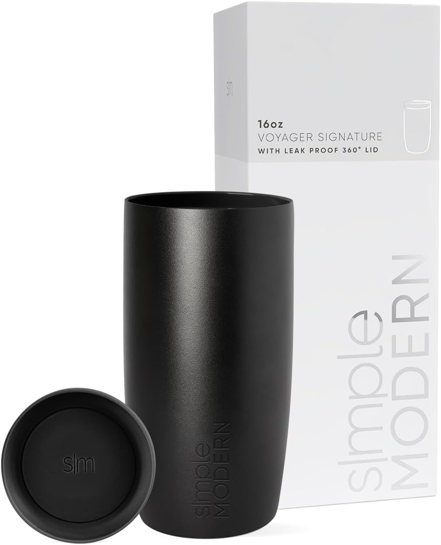 Simple Modern Travel Coffee Mug Tumbler with 360° Lid