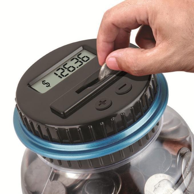 Large Piggy Bank for Boys and girls, Digital Coin Counting Bank with LCD Counter,
