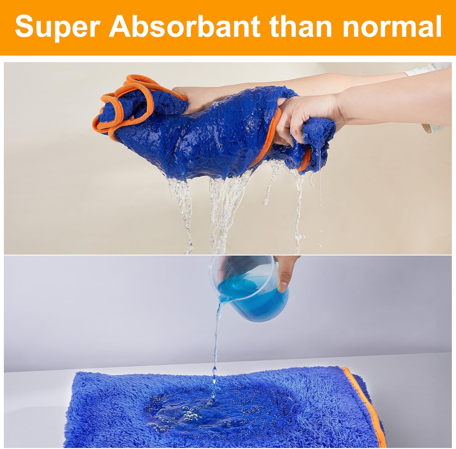 Adjustable Pet Bath Robe, Quick Drying Pet Grooming Cloak with Hook & Loop Fastener,