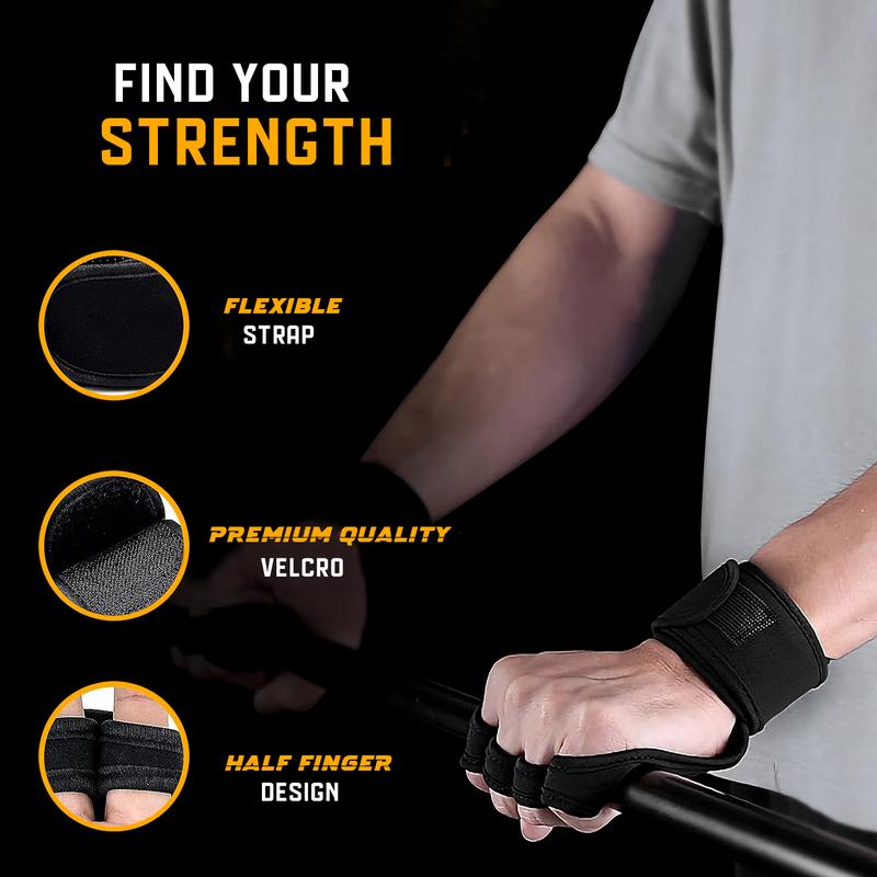 Dhabii Super Grip Weight Lifting Gloves with Wrist Wraps for men and women, Great for Gym Fitness, Cross Training, Hand Support & Weightlifting.