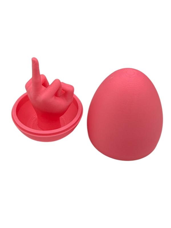 Easter Egg Surprise – Funny 3D Printed Middle Finger Egg,