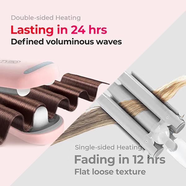 TYMO ROVY COMPACT - Compacted Wave Curling Iron for Easy Comfort Styling Negative Ionic hairwaver,