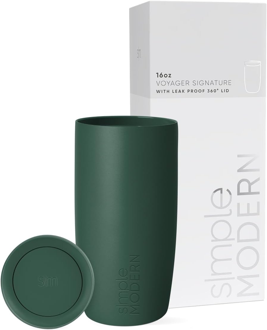 Simple Modern Travel Coffee Mug Tumbler with 360° Lid
