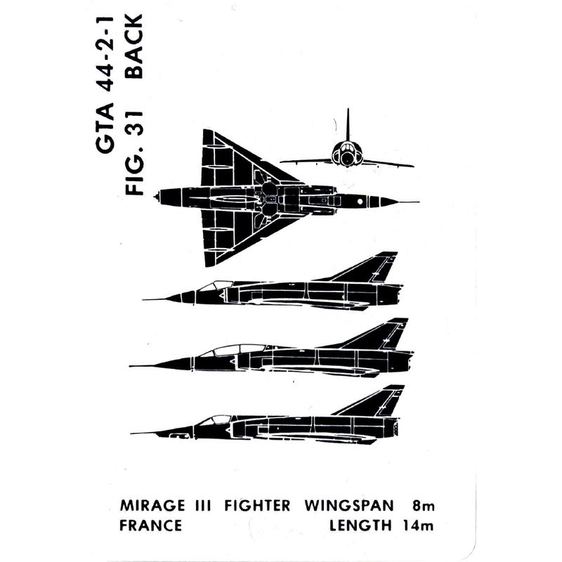 Vintage Aircraft Recognition Card Deck
