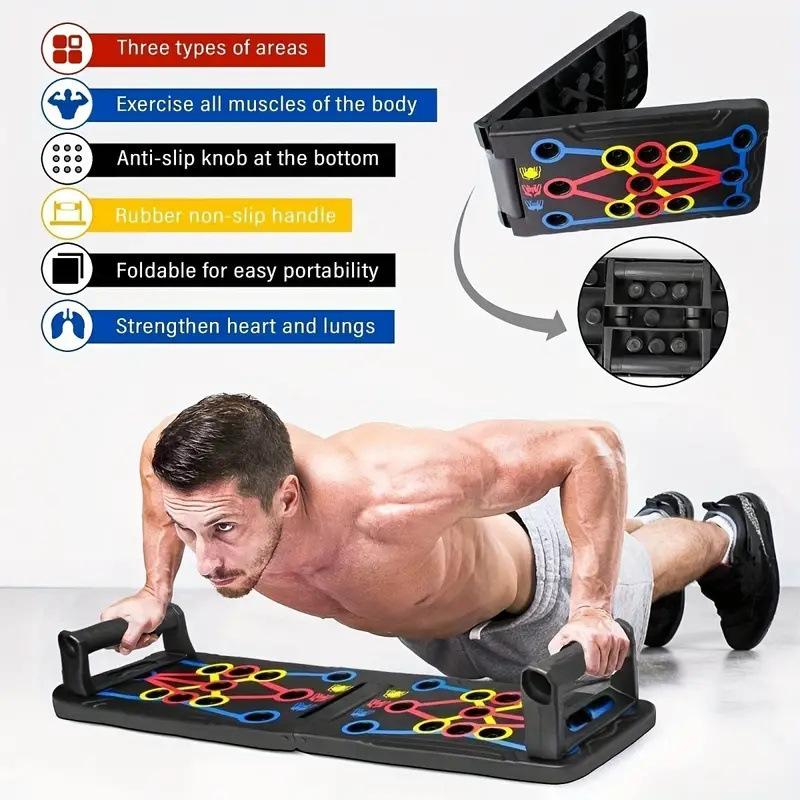 Push Up Board for Men & Women with Silicon Handles,