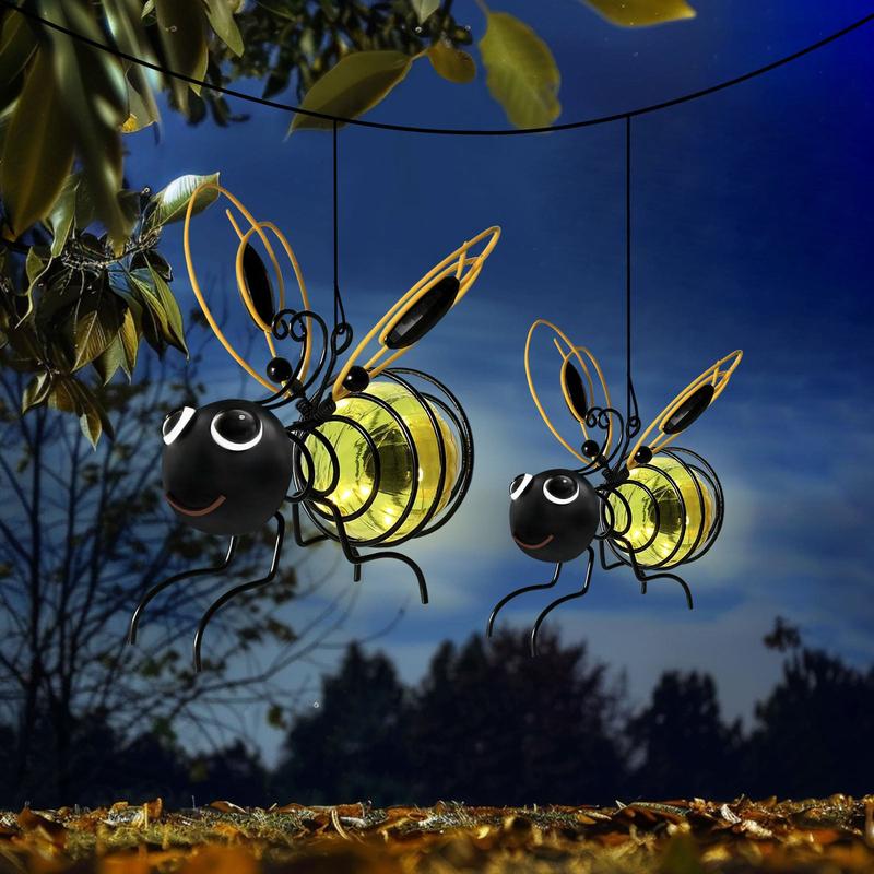 Outdoor Hanging Solar Bee Light,
