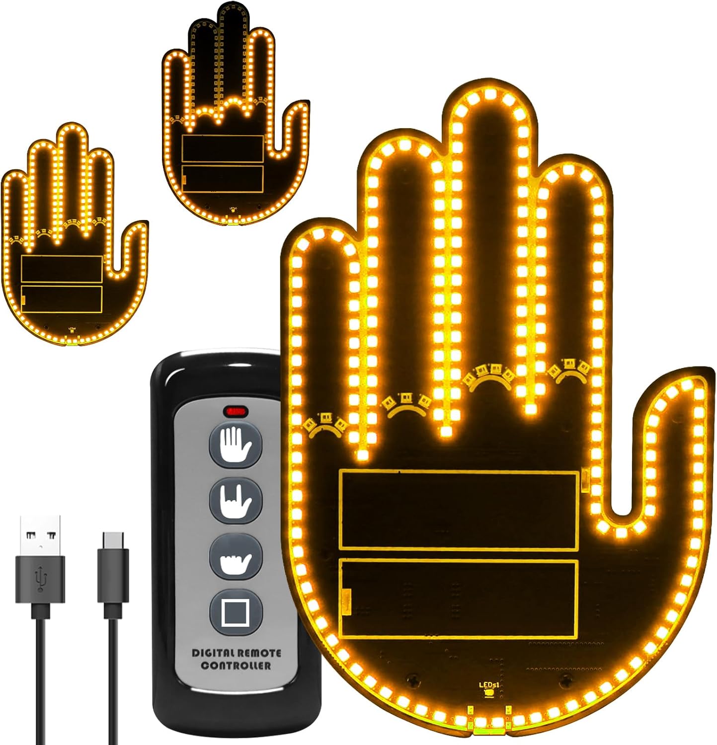 Car Gesture Decorative Lights,