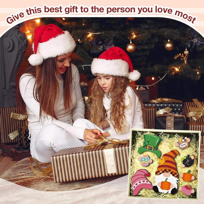 Easter Interchangeable Wooden Gnome Decor