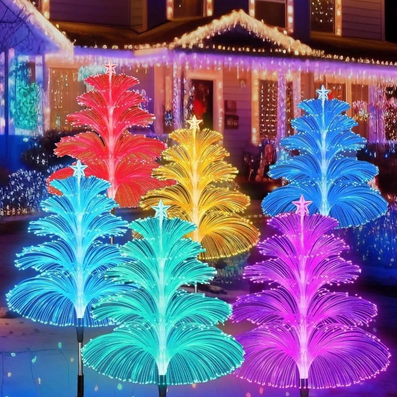 Christmas Solar Powered Tree Shaped Light,