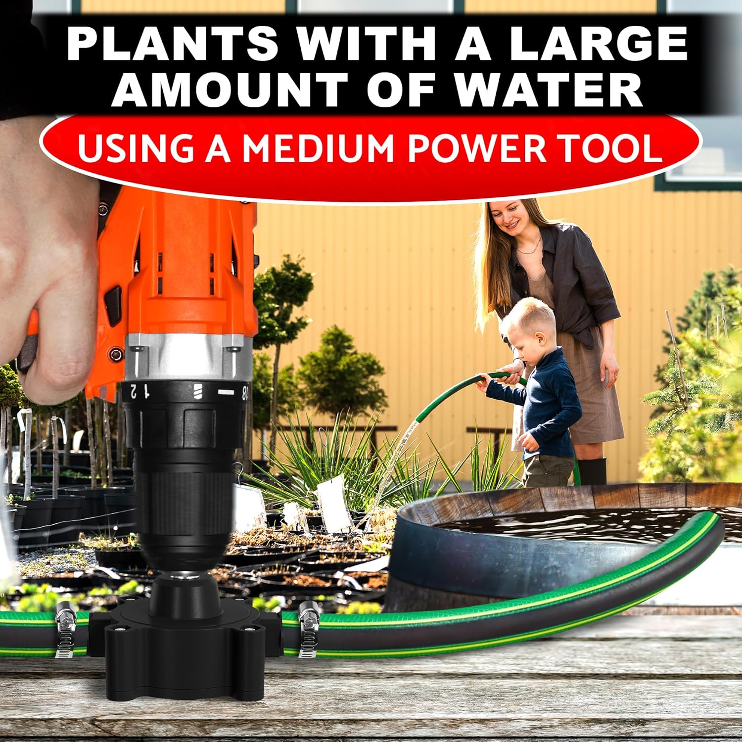 Portable Electric Drill Pump,