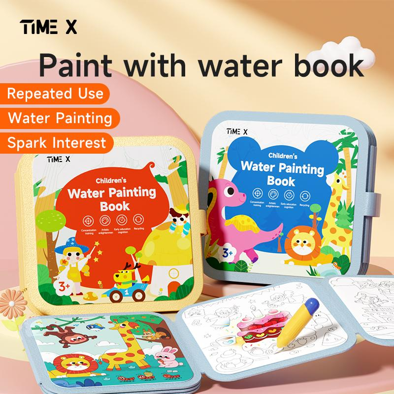 Happygo Water Coloring and Doodle Books for Toddlers, Paint with Water Activity Books, Travel Toys for Kids