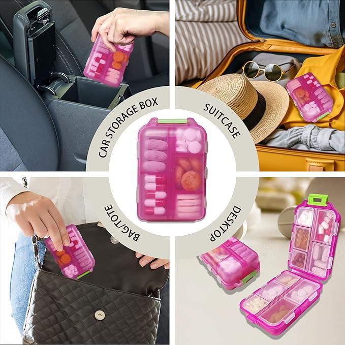 DIY Pill Organizer with 147 Pcs Upgraded Pre-Cut Medicine Labels,