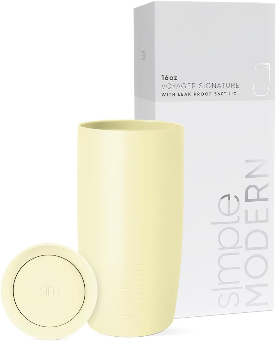 Simple Modern Travel Coffee Mug Tumbler with 360° Lid