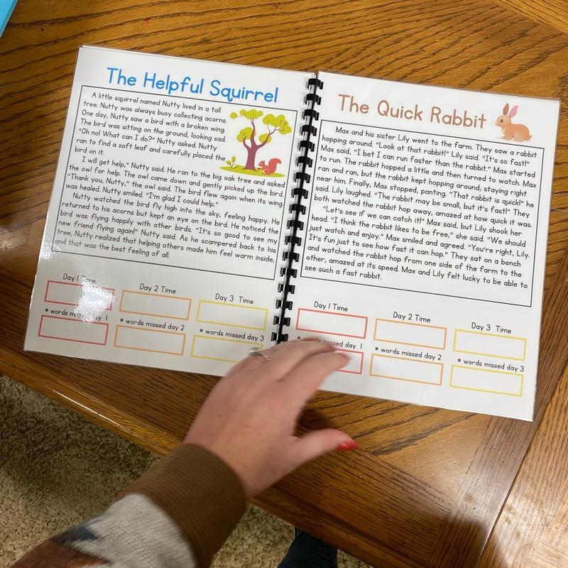 Intermediate Reading Fluency Stories - Educational Books for Children