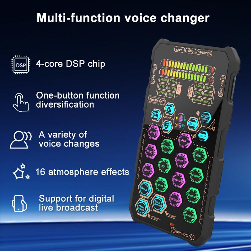 SK9 handheld mini sound card,