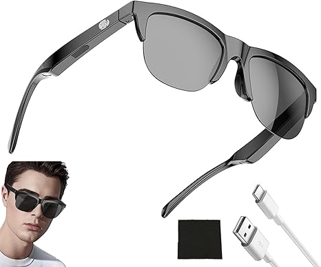 2024 Upgrade Bluetooth Sunglasses. Suitable for all mobile phones.