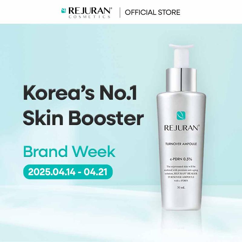 REJURAN Turnover Ampoule, c-PDRN - Anti-Aging Face Serum for Firmness, Radiance, Youthful Skin, Korean Skin Care (1.01 fl oz)
