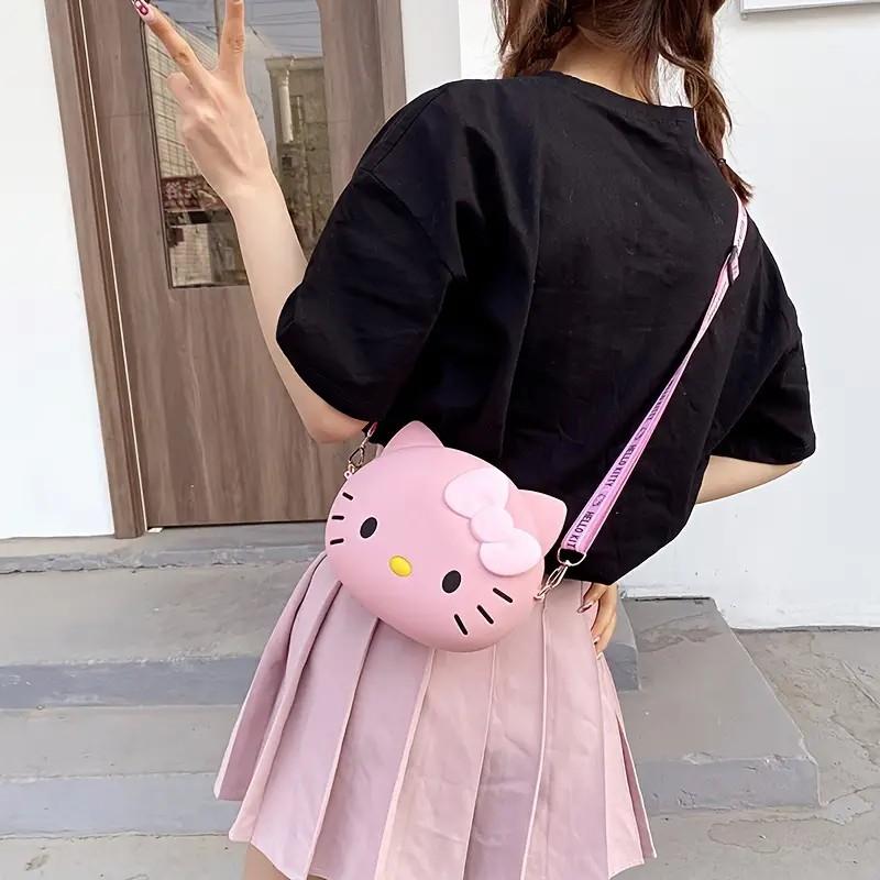 Cute cartoon cross bag Shoulder bag, adjustable KT purse,