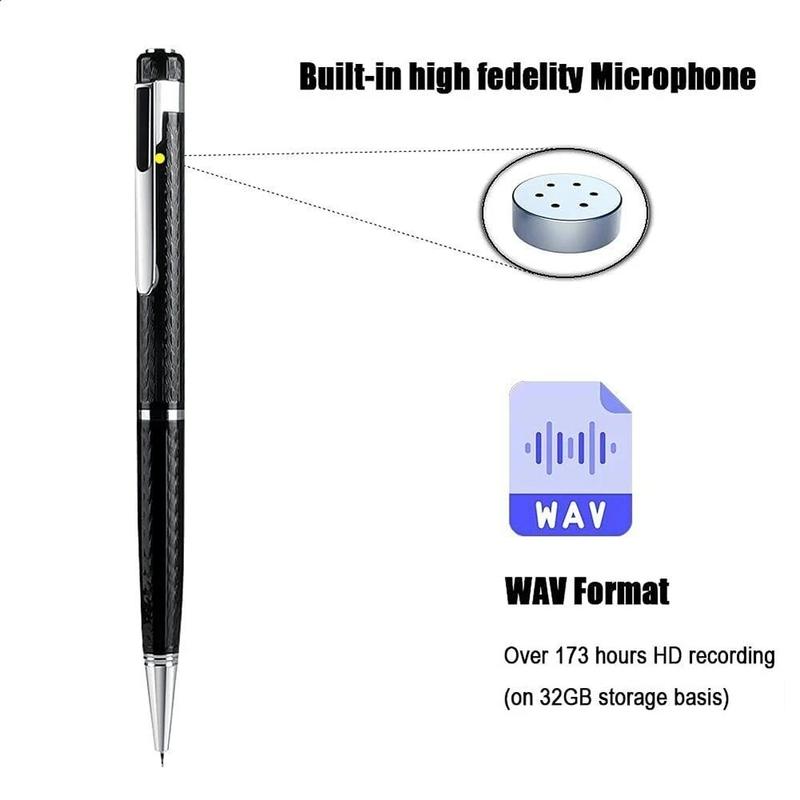 Voice Recorder Pen Professional Audio Sound Recordingactivated long distance U Disk 64GB