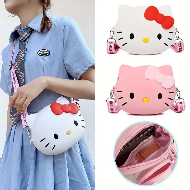 Cute cartoon cross bag Shoulder bag, adjustable KT purse,