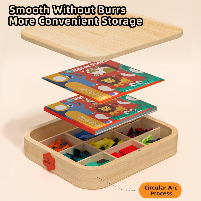 Creative Magnetic Puzzle, Shape Cognition & Fine Motor Skills Training,