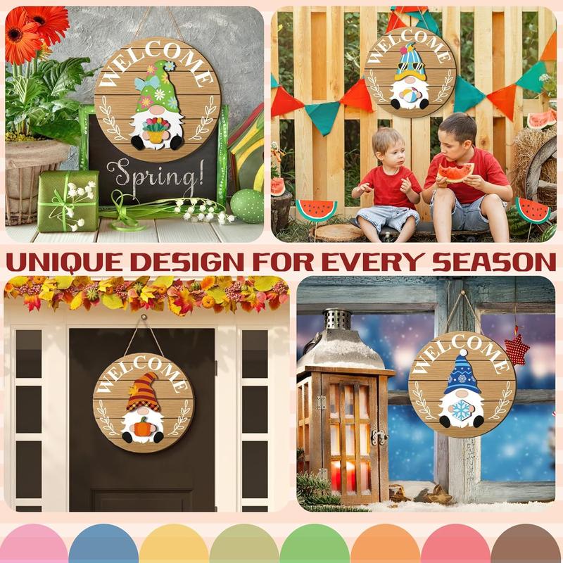 Easter Interchangeable Wooden Gnome Decor