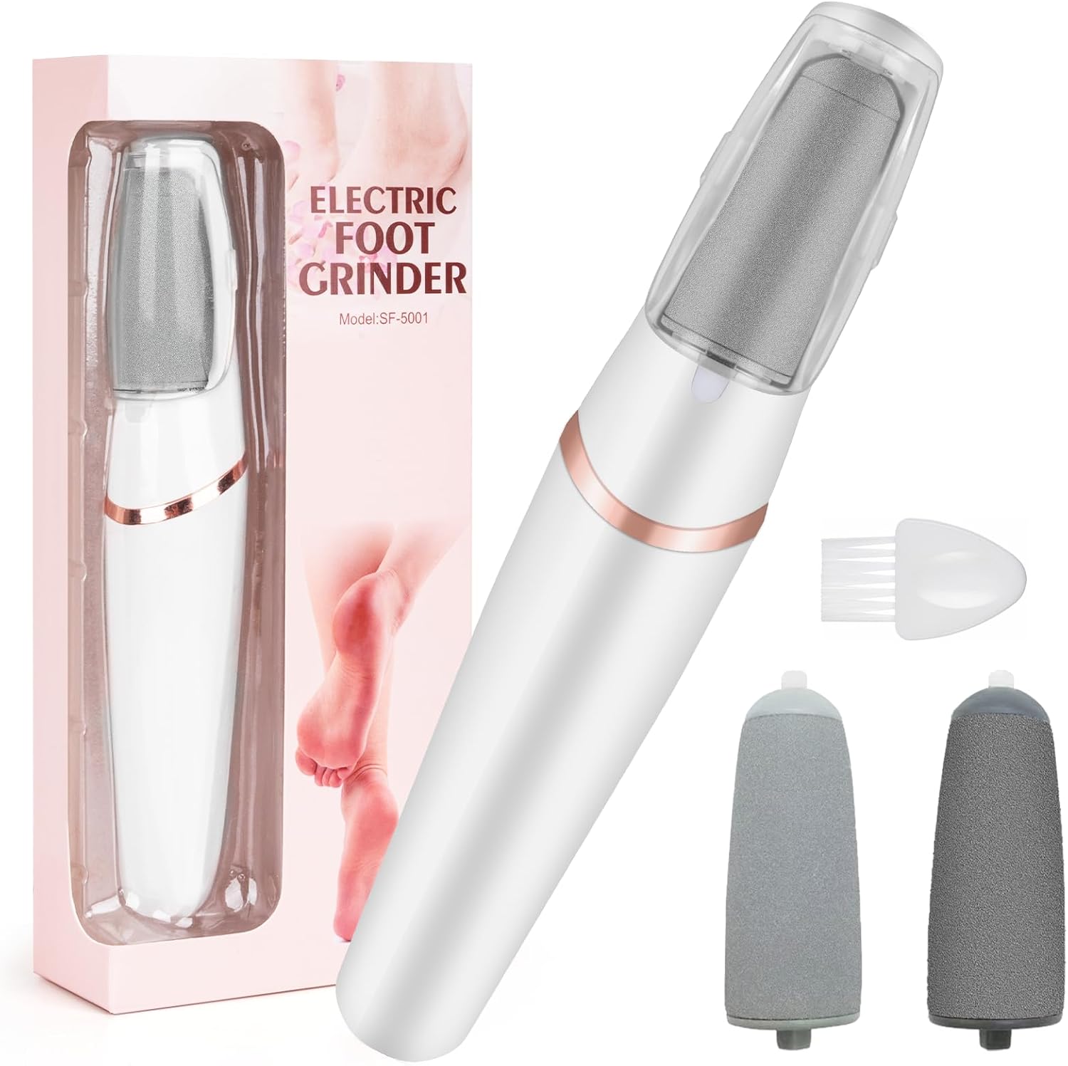 Portable Electronic Foot File Pedicure Tools,