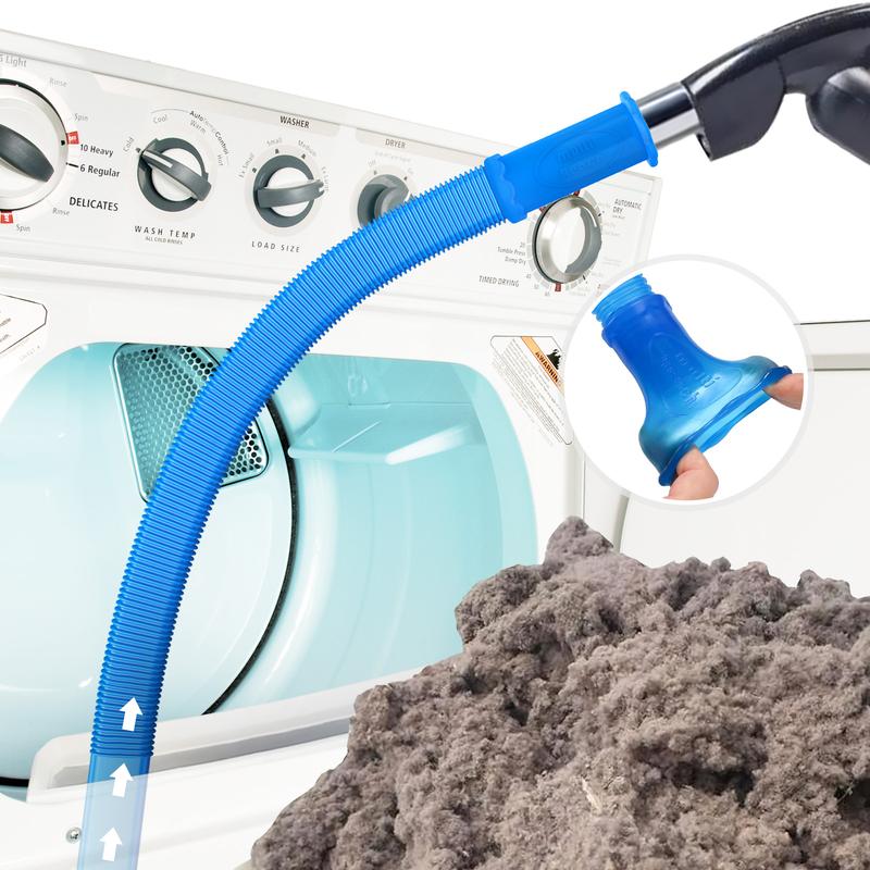 Stretch Universal Connector, Dryer Vent Cleaning Tool Vacuum Hose Lint Remover,