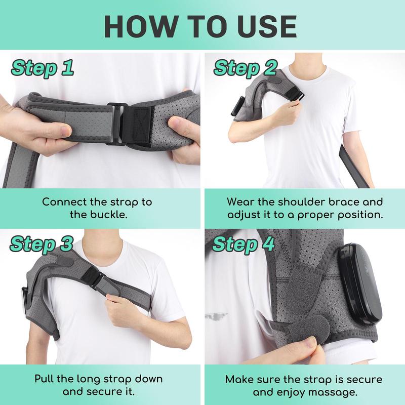 Heating Vibration Massager, Shoulder Massager for Back & Neck