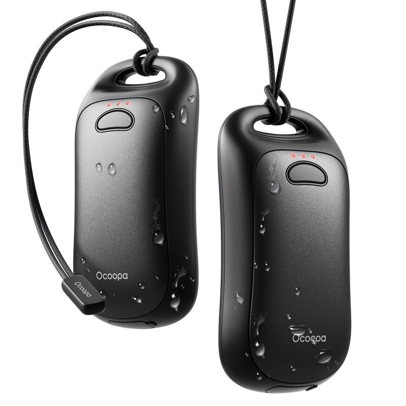 Hand Warmers-UT4 Urban Series, Magnetic, Rechargeable, 2 Pack, IP45 Waterproof & Dustproof, 6000mAh Capacity, Up to 10-18 Hrs, UL Certified, for Outdoors, Hunting, Ice Fishing, Hiking, Camping, Skiing, Winter Sports