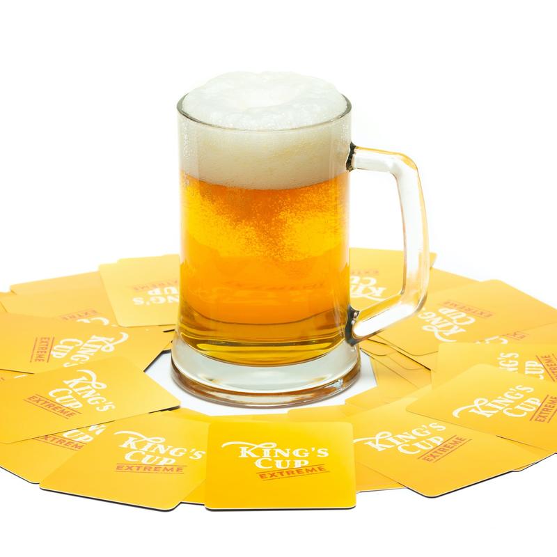 King's Cup Extreme: Classic Party Card Game - Waterproof Cards for Game Night - Mini Games, Challenges, Conversation Starters,