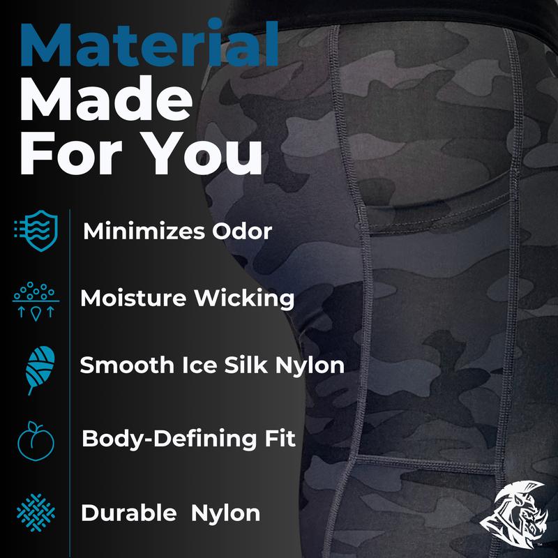 Nylon Camo Compression Pant