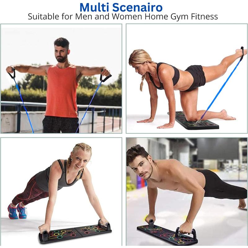 Push Up Board for Men & Women with Silicon Handles,
