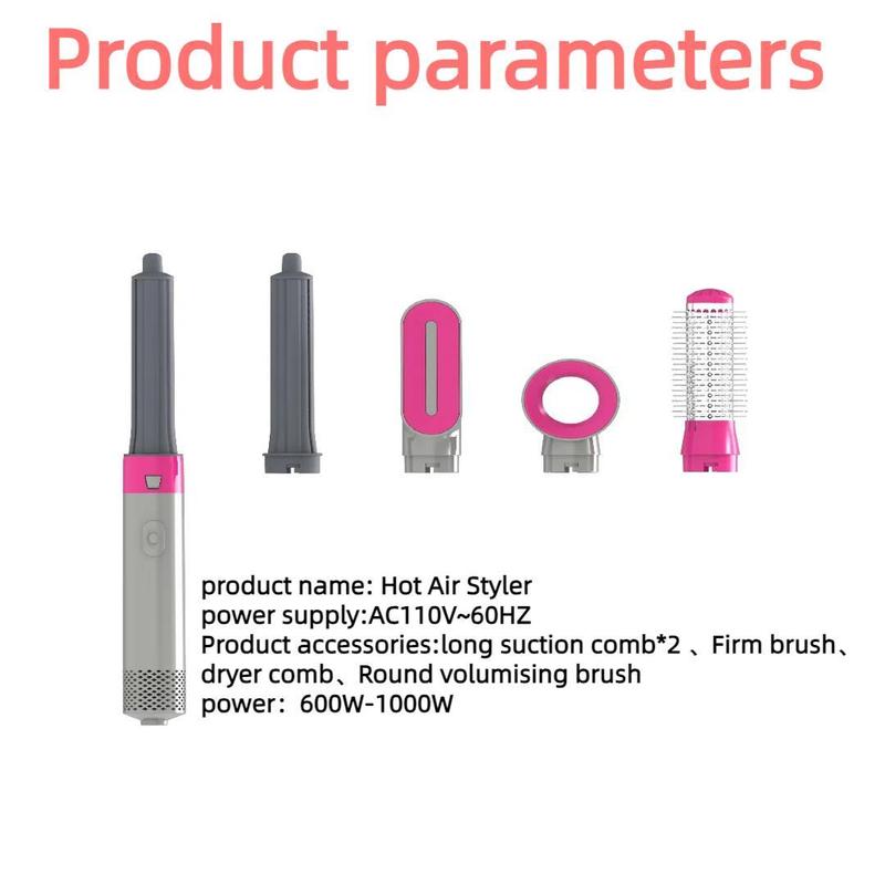 5 in 1 Hair Dryer Brush, 1 Set Hair Dryer & Hair Styler, Hair Styling Tool for Women, Professional Hair Styling Tools for Home & Salon Use