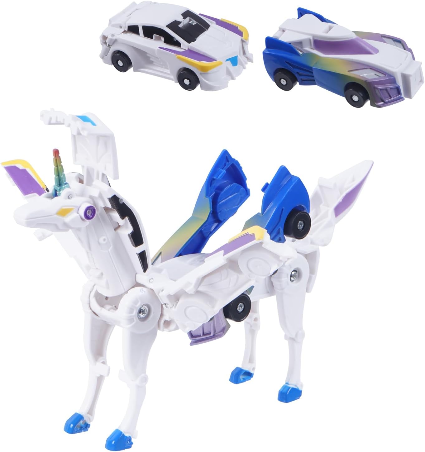 Ultimate Transforming Unicorn Car Toy - Collision to Magical Unicorns!