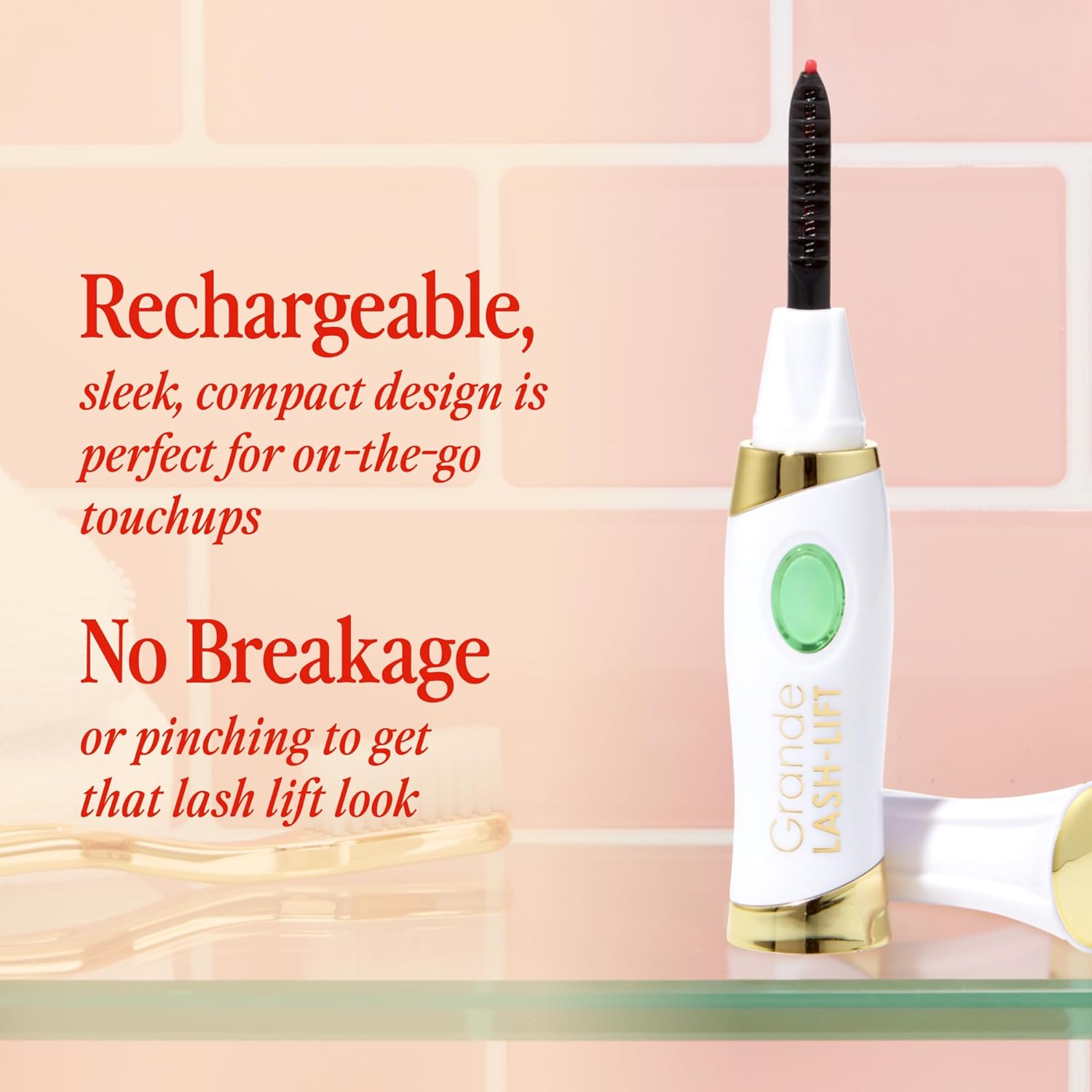Grande Cosmetics LASH-LIFT Heated Lash Curler,