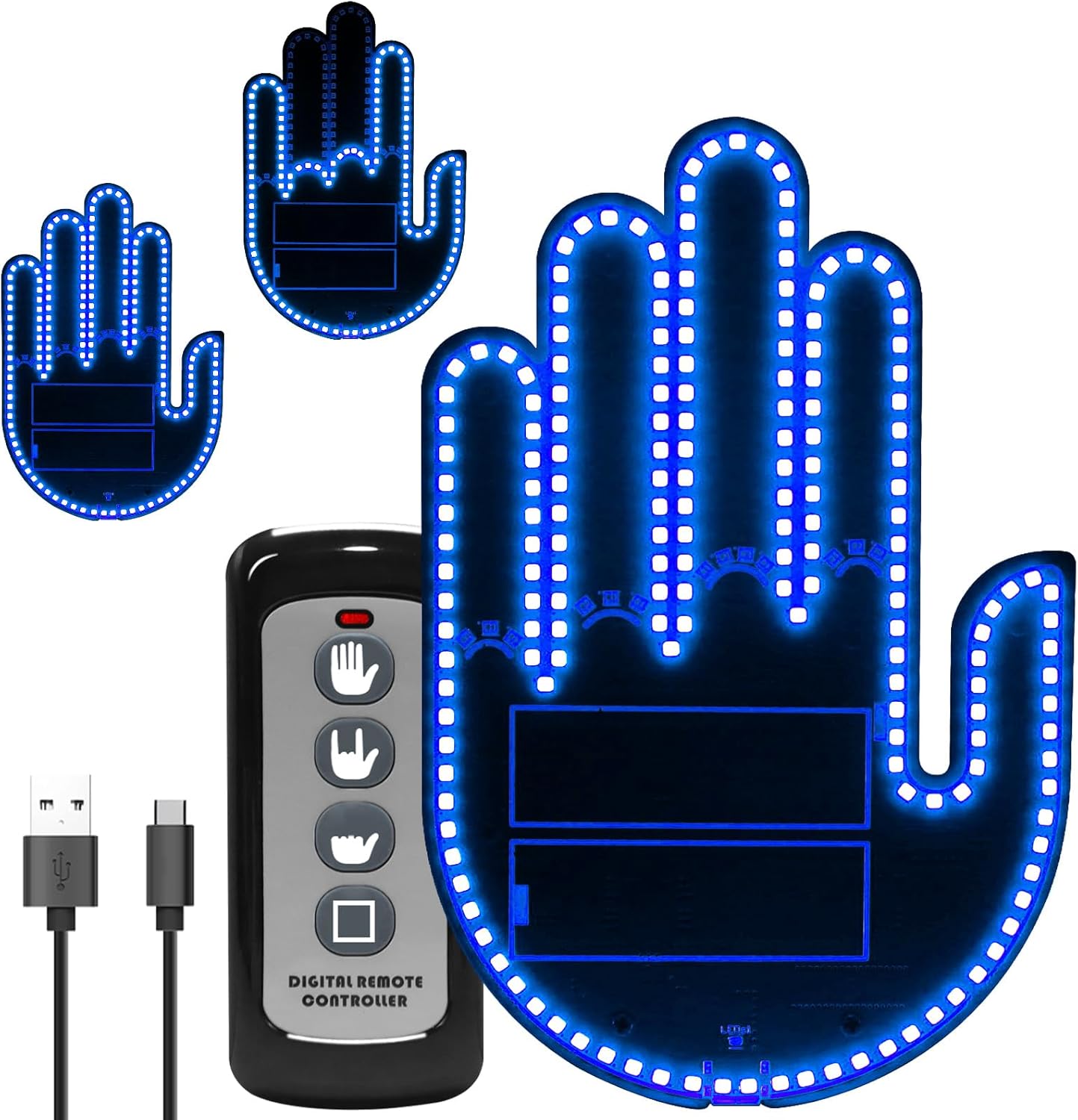 Car Gesture Decorative Lights,