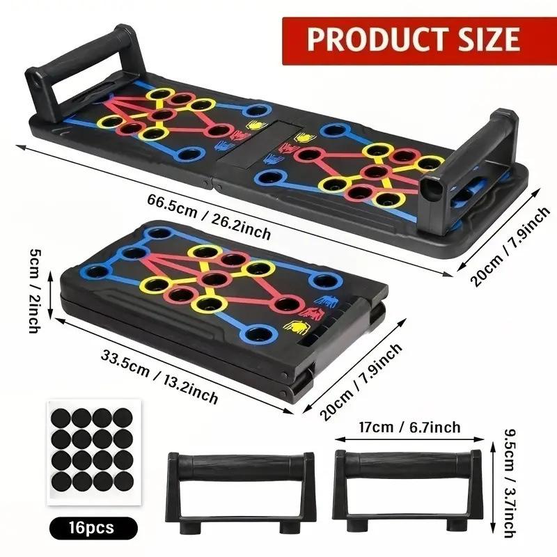 Push Up Board for Men & Women with Silicon Handles,