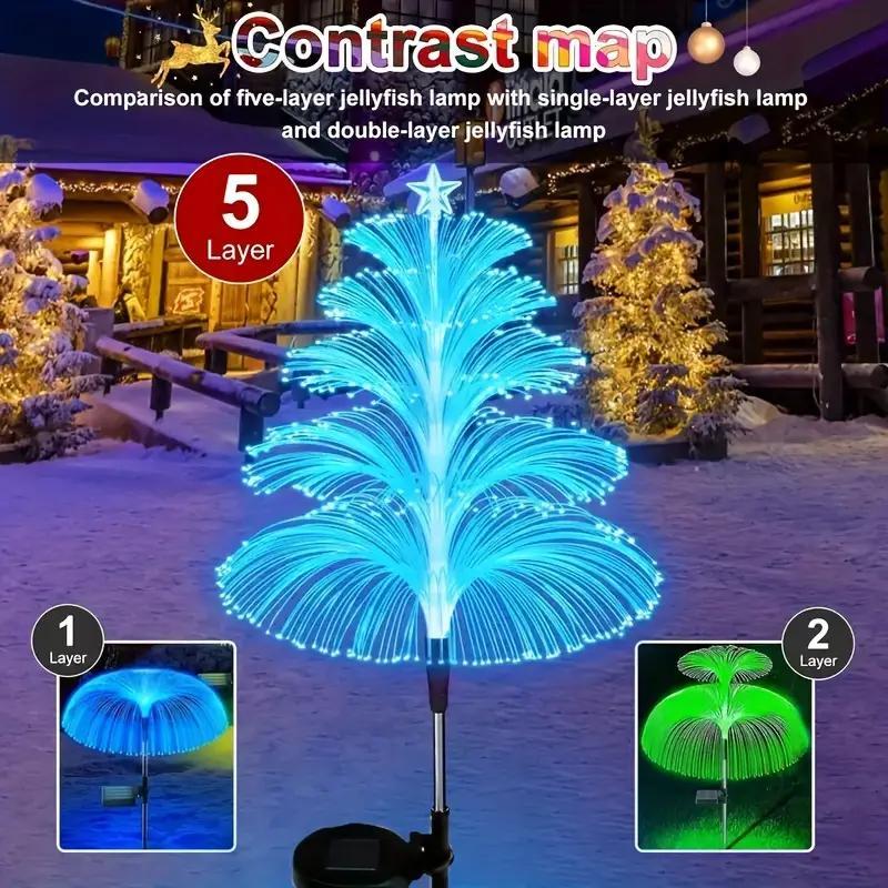 Christmas Solar Powered Tree Shaped Light,