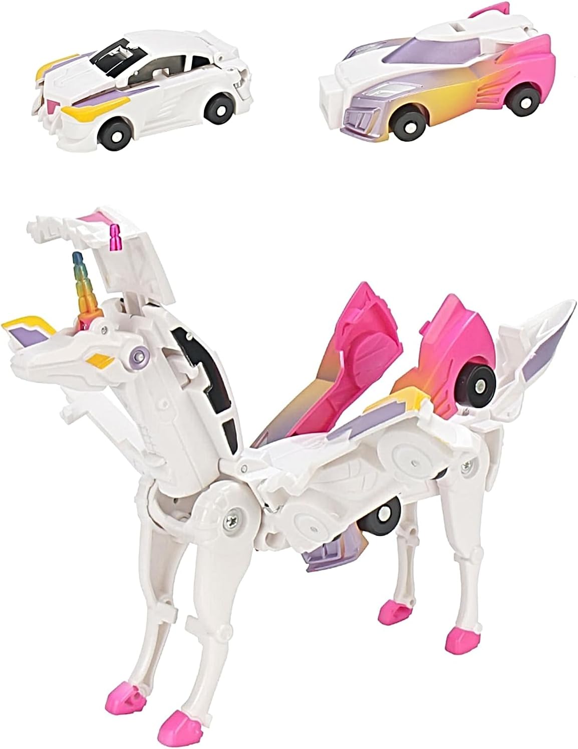 Ultimate Transforming Unicorn Car Toy - Collision to Magical Unicorns!
